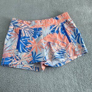 Columbia PFG Womens S Tropical Print Shorts Polyester/Elastane Blend 1341